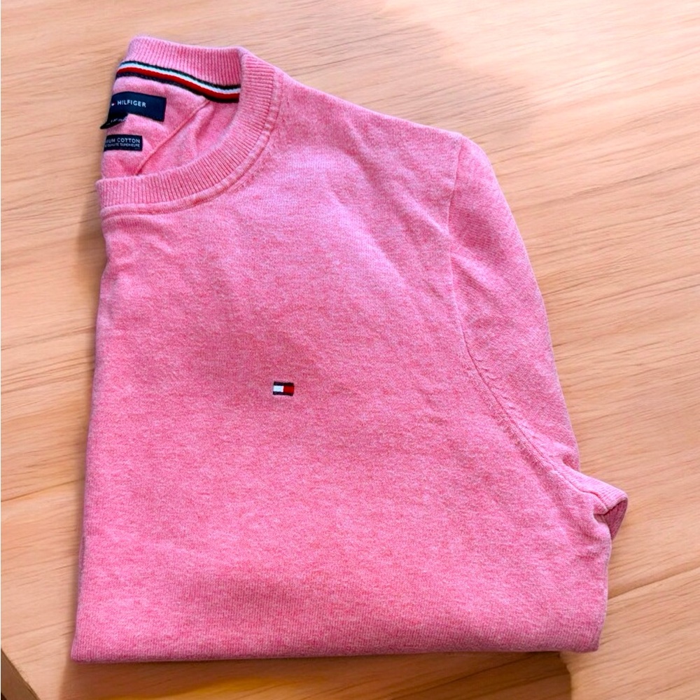 Tommy Hilfiger Pink Crewneck Sweater